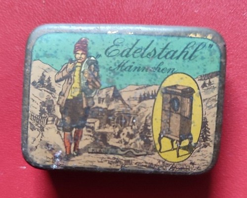 Grammophon nadeldose edelstahl - nadeldose,