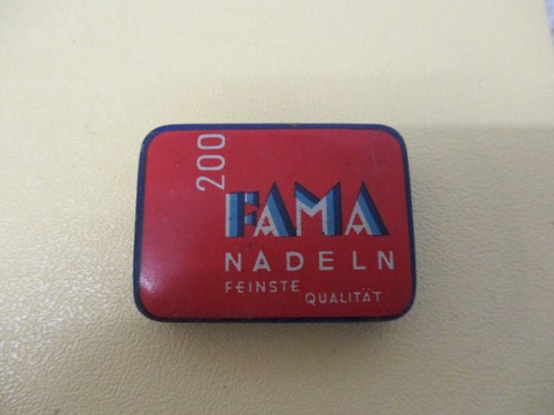 1930 nadelbox blechdose - um,