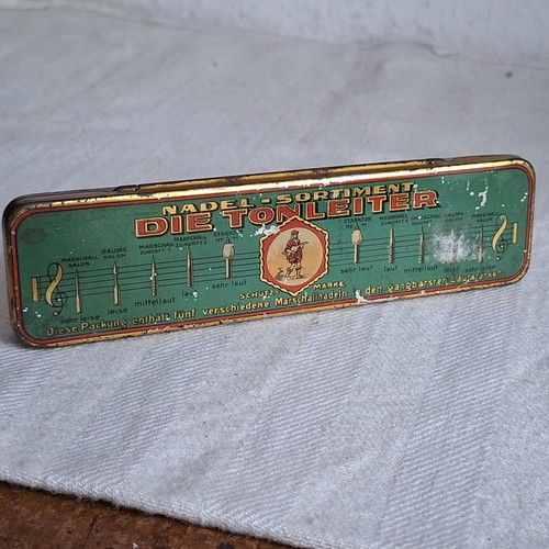 Antike grammophon nadeldose - antike, grammophon-