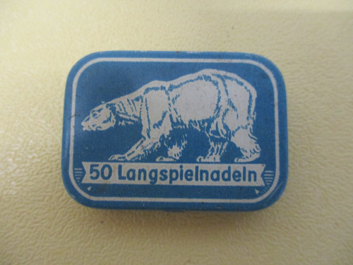 1930 nadelbox blechdose - 1930,